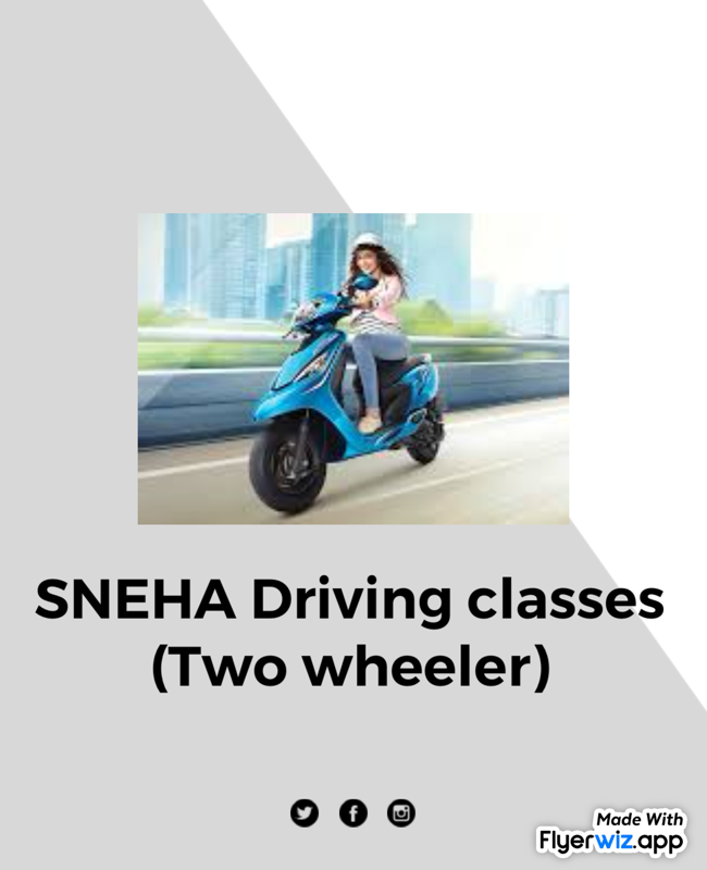 Two Wheeler Driving classes