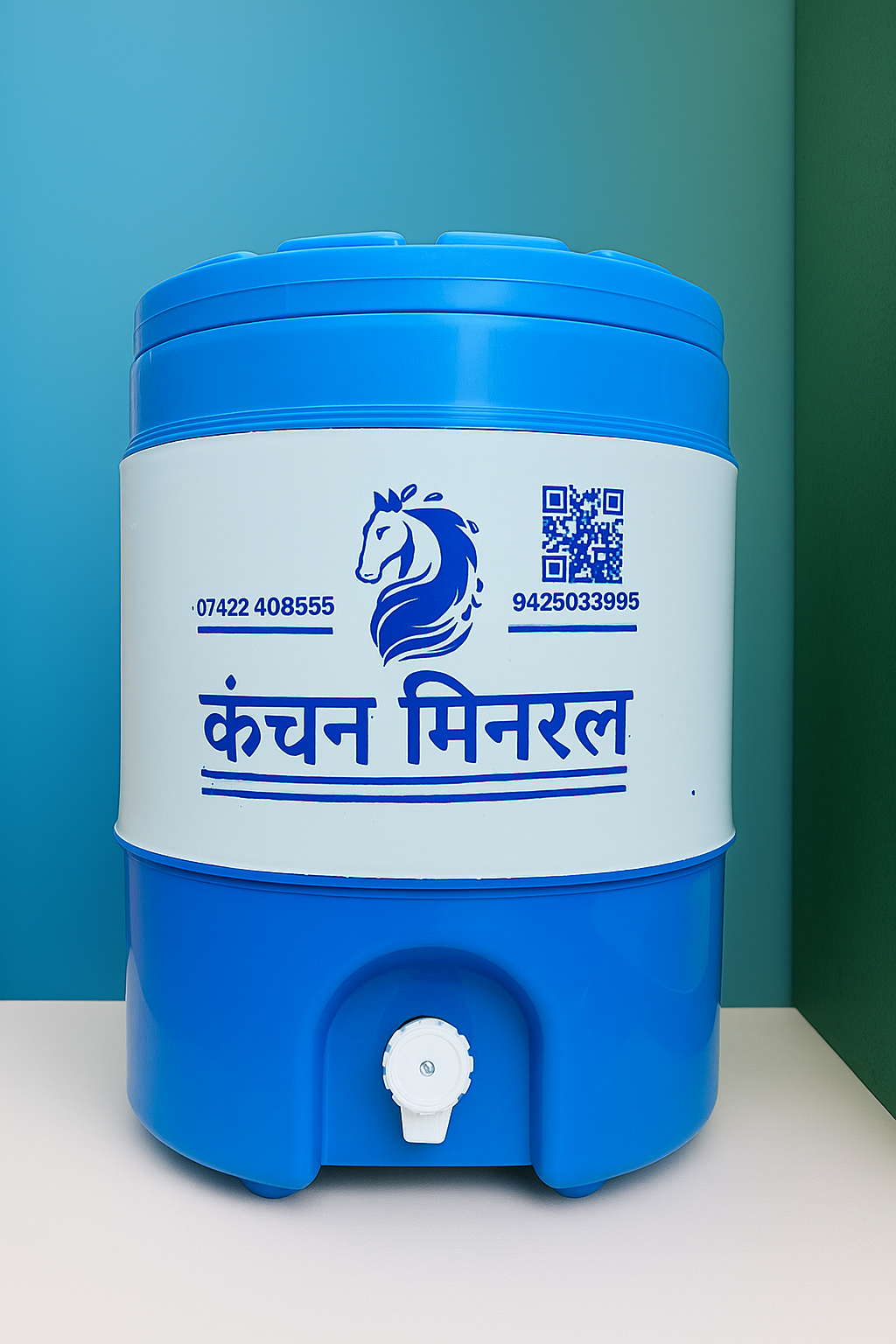 Mineral water camper